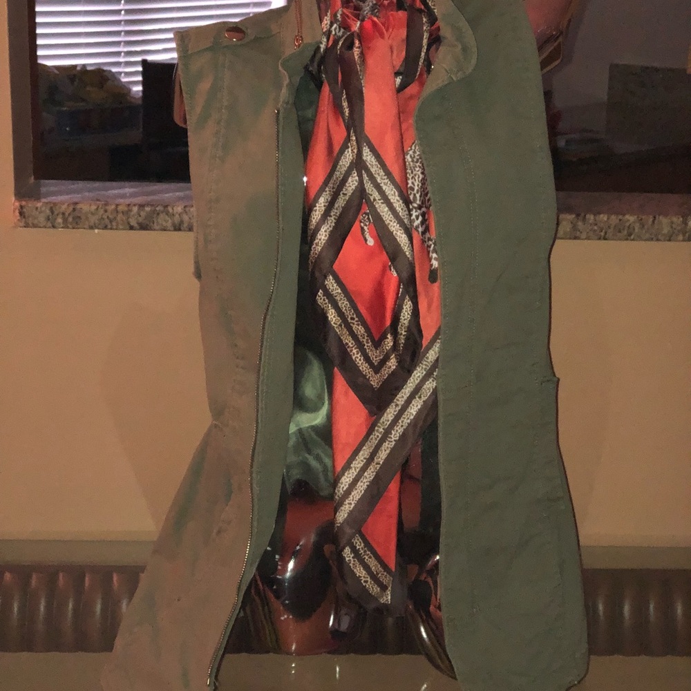 Army green vest
